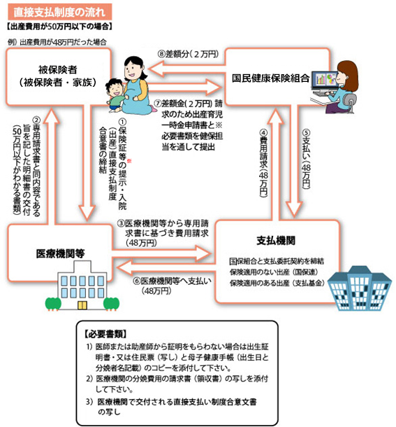 直接支払制度の流れ